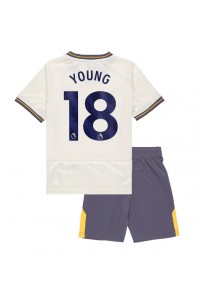 Everton Ashley Young #18 Babytruitje 3e tenue Kind 2024-25 Korte Mouw (+ Korte broeken)